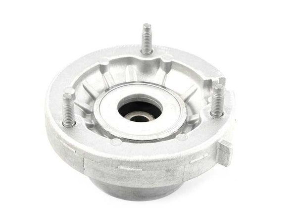 Soporte de amortiguador trasero izquierdo OEM 33507856963 para BMW F90, F92, F93. Original BMW.