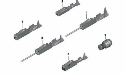 Tapón ciego OEM 61138364614 para BMW G20, G21, G28N, G80, F07, F10, F11, F90, G30, G31, F06, F12, F13, G32, F01, F02, F04, G11, G12, F48, F39, F25, G01, F26, G02, F15, F85, G05, F16, F86, G29. Original BMW.