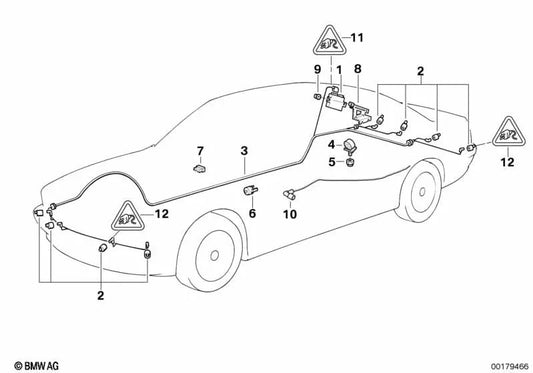 PDC Control Unit for various BMW models/series (OEM 66209129812). Original BMW