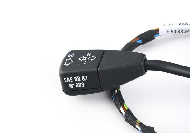 Interruptor de luces e intermitentes OEM 61311393288 para BMW E30, E28, E24, E23, E21. Control de intermitentes, luces cortas y largas. Original BMW.
