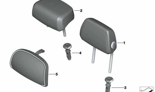 Central Leather Pesties 52207499741 for BMW G05, G06. Original BMW.
