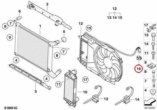 OEM-Steckdosenhalter 17107790470 für MINI R50, One D, R81, R812. Originaler MINI.
