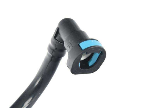 Tubería de retorno de combustible OEM 16127207422 para BMW E70, F15, E71. Compatible con modelos X5 3.5d, xDrive30d, xDrive35d y X6 xDrive30d. Original BMW.