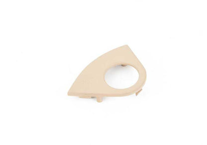 Embellecedor ventanilla trasera izquierda beige OEM 52208240621 para BMW E46. Recambio original BMW.