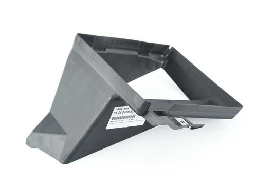 Guía de aire izquierda para radiador adicional OEM 51748059677 para BMW G30 y G32. Original BMW.