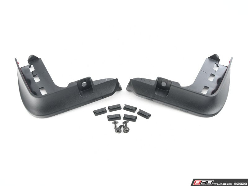 Conjunto de pára-lamas dianteiros (2 unidades) pretos OEM 82162338565 para MINI F56, F56 BEV, F56 LCI, F56 BEV LCI, MINI Cabrio F57, F57 LCI. MINI originais.