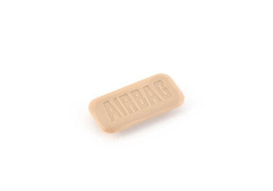 Tapa embellecedora airbag OEM 51438226057 color beige para BMW E39, E38, E83. Original BMW.