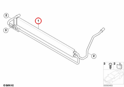 RAIDATORE GESTIONE ASSISTENTE OEM 17217559964 per BMW E65, E66. BMW originale.