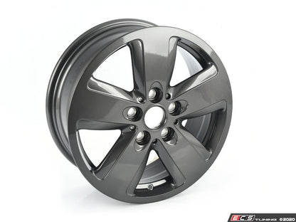 Cerchio in lega leggera 16" 6.5J ET54 Spectre Grey Dark Metallic OEM 36116887935 per MINI F55, F56, F56 BEV, F57 Cabrio... e altro. MINI originale.