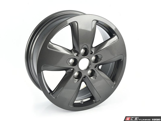 Cerchio in lega leggera 16" 6.5J ET54 Spectre Grey Dark Metallic OEM 36116887935 per MINI F55, F56, F56 BEV, F57 Cabrio... e altro. MINI originale.