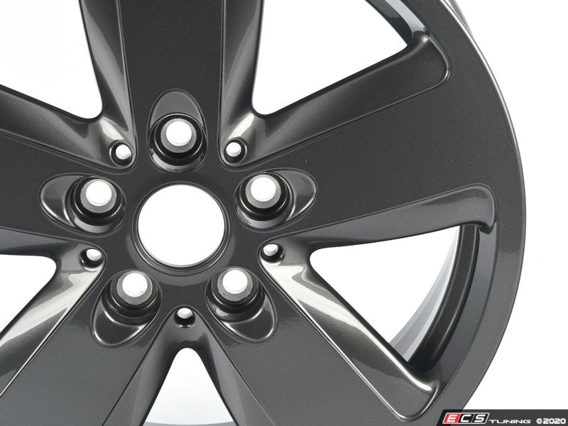 Cerchio in lega leggera 16" 6.5J ET54 Spectre Grey Dark Metallic OEM 36116887935 per MINI F55, F56, F56 BEV, F57 Cabrio... e altro. MINI originale.