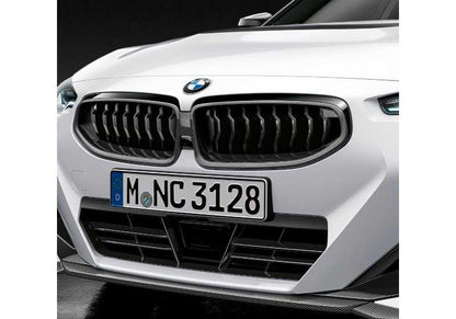 Rejilla frontal M Performance de carbono OEM 51719627307 para BMW Serie 2 G42. Mejora estética deportiva y original con ajuste perfecto. Pieza original BMW.
