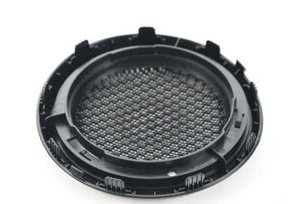 Rejilla altavoz puerta izquierda OEM 51437365715 para MINI F56 (Cooper, Cooper S, Cooper D, One). Color Carbon Black. Original MINI.
