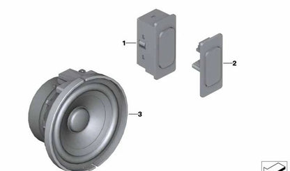 Micrófono manos libres OEM 84316977740 para BMW E88, E93, E93N, F12, Z4 E89. Original BMW. Ideal para reparar o mejorar el sistema de llamada del coche.