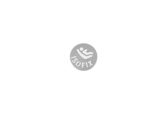 Tapa embellecedora anclaje ISOFIX OEM 52207422988 para BMW E46, F30, F07, F10, F06, F12, F13, F01, F02, F04, F25, E70, F15, E71, E72. Original BMW.