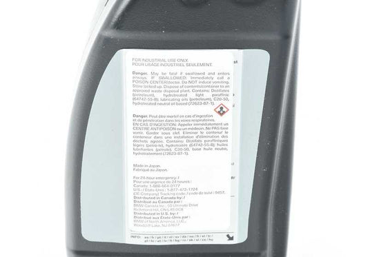 Aceite para cambio automático ATF 7 OEM 83222413477 para BMW {F20, F30, G20, E46, F40, F44, F45N, F46N, F48, F48N, F49, F39} y MINI {F54, F54N, F55, F55N, F56, F56N, F57, F57N, F60, F60N}. Original BMW y MINI.