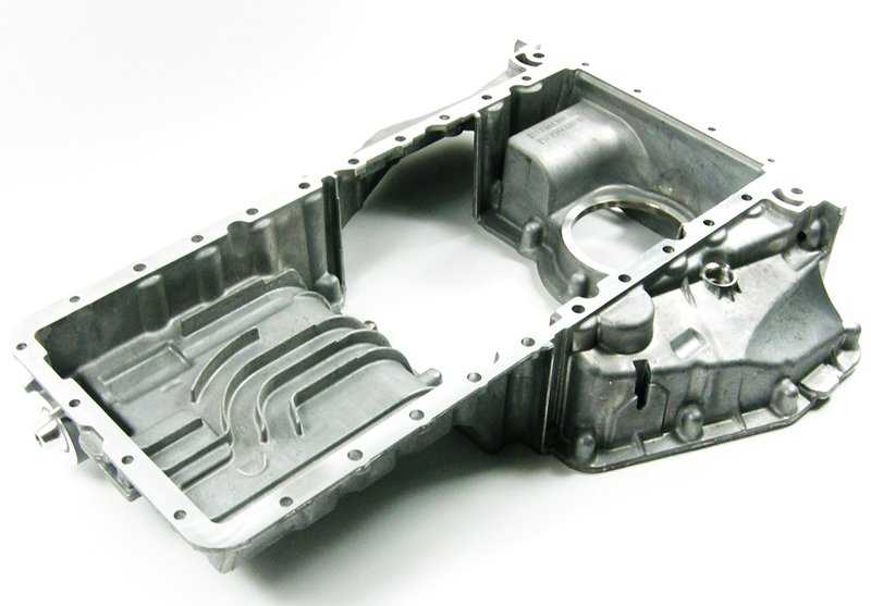Parte Superior del Cárter de Aceite para BMW Serie 5 E60, E61, Serie 6 E63, E64, Serie 7 E65, E66 (OEM 11137589687). Original BMW