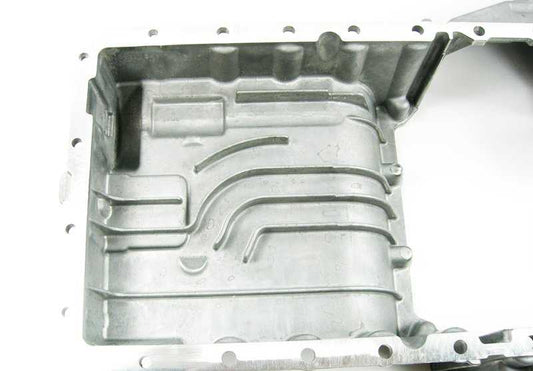 Parte Superior del Cárter de Aceite para BMW Serie 5 E60, E61, Serie 6 E63, E64, Serie 7 E65, E66 (OEM 11137589687). Original BMW