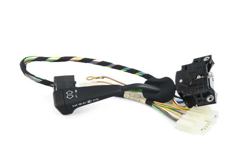 Interruptor de intermitentes, luces de cruce y largas OEM 61311372296 para BMW E23. Original BMW.