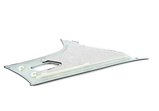 Adorno columna C derecha OEM 51432699104 para BMW Serie 3 E46 (316i, 318i, 320i, 325i) 1998-2004, color negro. Original BMW.