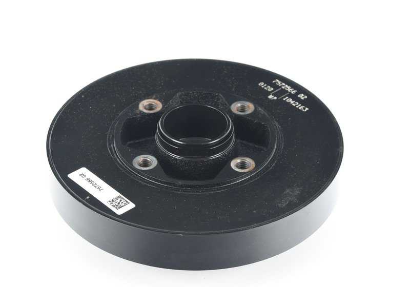 OEM -Kurbelwellendämpfung 11237572566 für BMW F10, F06, F12, F13, F01, F02, F04, E70, F85, E71, F86. Original BMW.