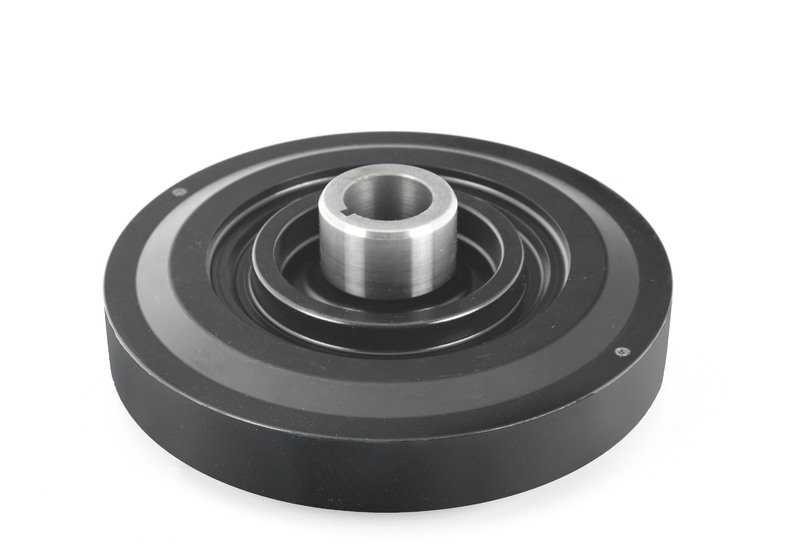 OEM -Kurbelwellendämpfung 11237572566 für BMW F10, F06, F12, F13, F01, F02, F04, E70, F85, E71, F86. Original BMW.