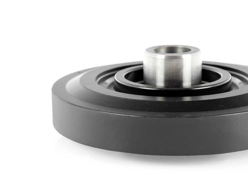 OEM -Kurbelwellendämpfung 11237572566 für BMW F10, F06, F12, F13, F01, F02, F04, E70, F85, E71, F86. Original BMW.
