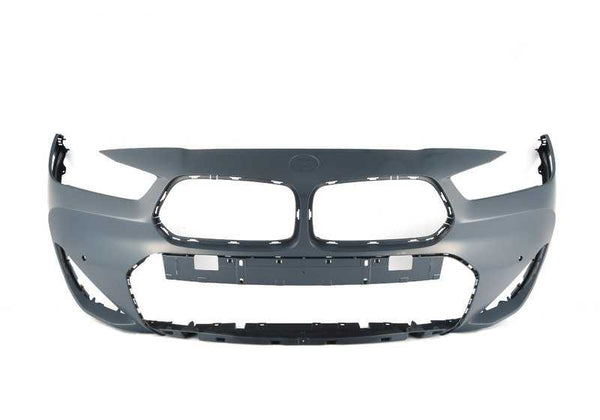 Revestimiento de parachoques frontal imprimado para BMW X2 F39 (OEM 51118083795). Original BMW