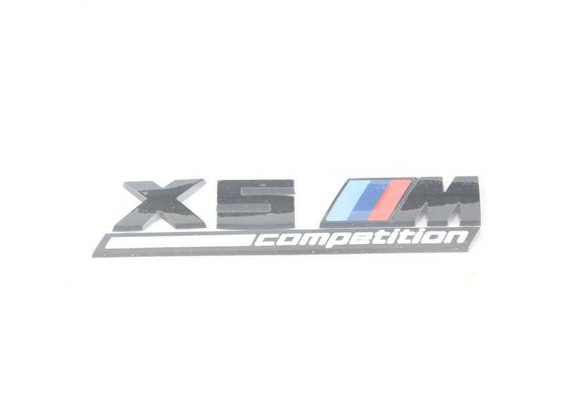 Emblema "Competition" OEM 51168098961 para BMW F95. Original BMW.