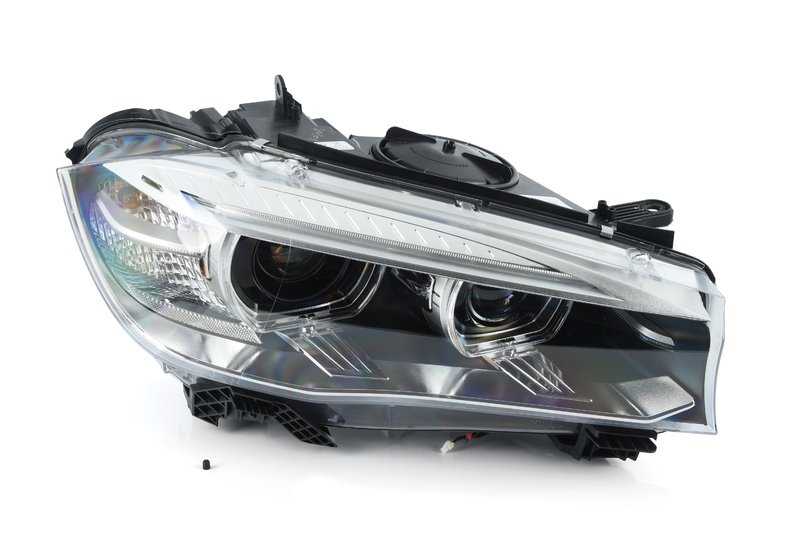 Faro delantero derecho xenón adaptativo AHL OEM 63117317110 para BMW X5 F15, F85 y X6 F16, F86. Original BMW.