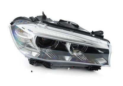 Faro delantero derecho xenón adaptativo AHL OEM 63117317110 para BMW X5 F15, F85 y X6 F16, F86. Original BMW.