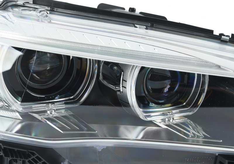 Faro delantero derecho xenón adaptativo AHL OEM 63117317110 para BMW X5 F15, F85 y X6 F16, F86. Original BMW.