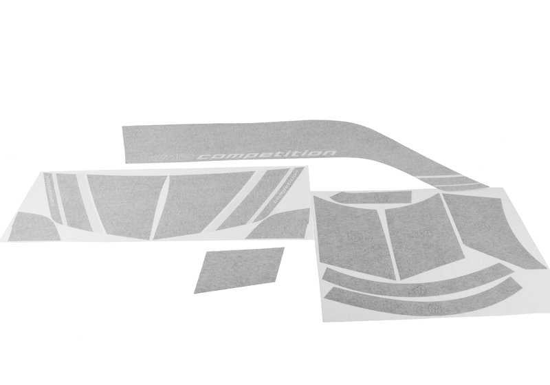 Vinile adesivo OEM 51142463327 per la concorrenza BMW F87 M2, F87 M2. Finitura nera opaca. BMW originale.