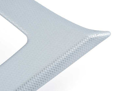 Embellecedor de consola central de aluminio delantero OEM 51167899059 para BMW E93. Original BMW.