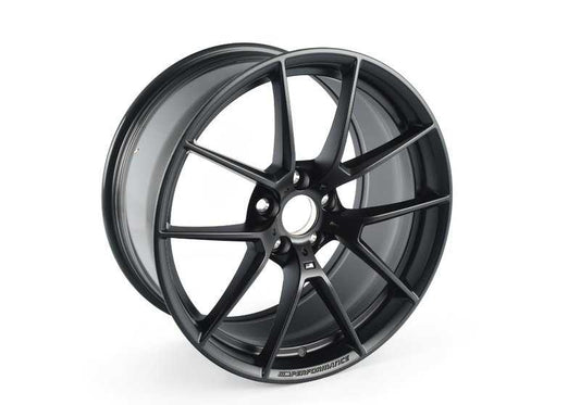 Llantas de aleación M Performance Y-Spoke 763 negro mate OEM 36118053423 para BMW F80, F82, F83. Original BMW.