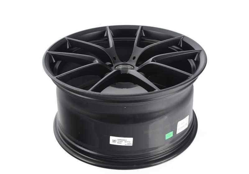 Llantas de aleación M Performance Y-Spoke 763 negro mate OEM 36118053423 para BMW F80, F82, F83. Original BMW.