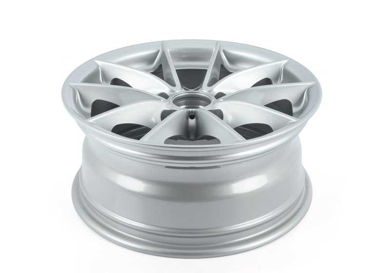 Llanta de aleación V-Radio estilo 360 OEM 36116793675 para BMW E90, E90N, E91, E91N, E92N, E93N. Tamaño 7x16 ET31. Acabado en color plata reflex. Original BMW.