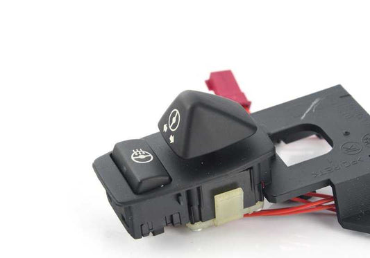 Interruptor ajuste columna dirección OEM 61316947788 para BMW E60, E60N, E61, E61N, E63, E63N, E64, E64N. Recambio original BMW.