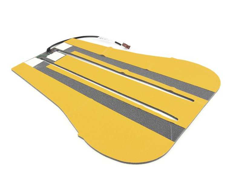 Elemento calefactor respaldo base para BMW F15, F85 (OEM 52207364119). Original BMW.