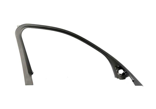 Moldura del marco de ventana puerta delantera izquierda OEM 51339891447 para BMW G20, G21, G28, G80, G81, i3. Repuesto original BMW.