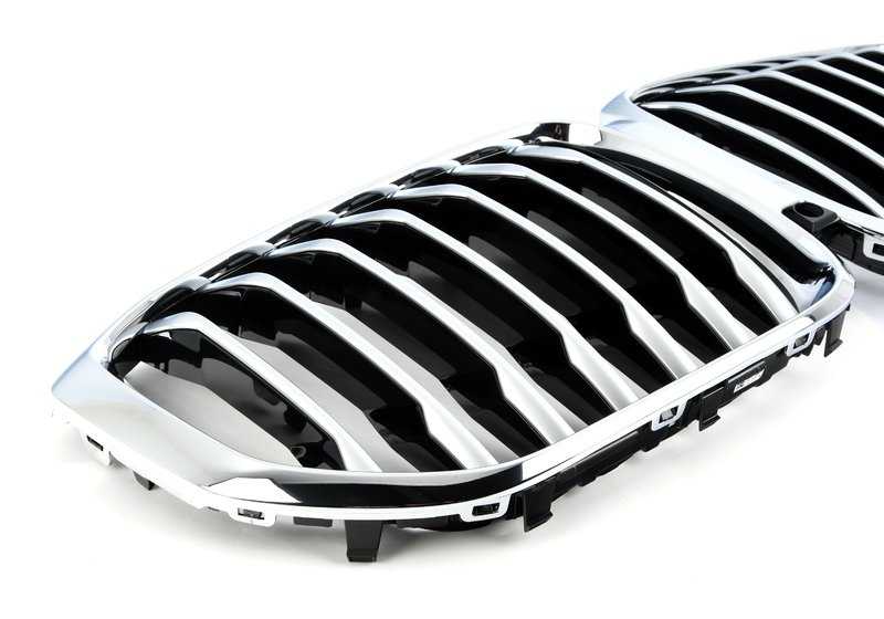 Rejilla embellecedora frontal OEM 51137454887 para BMW G05, G18. Original BMW.