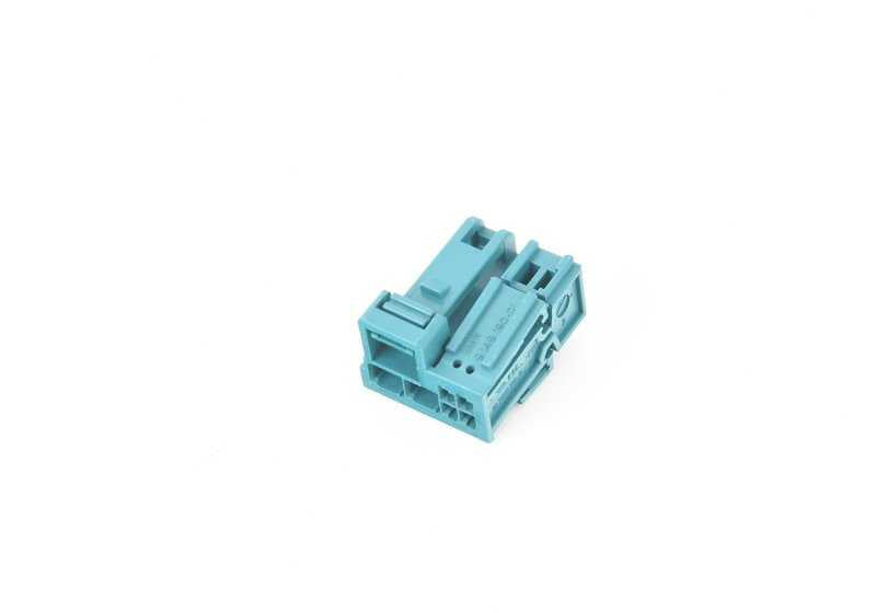 Conector hembra (buchsengehäuse) 6 pines OEM 61139149190 para BMW E81, E82, E87, E88, F20, F21, F40, F52, F70, F44, E90, F30, G20, F32, G22, F10, G60, F06, E65, G11, I01, I12, I20, X1, X2, X3, X4, X5, X6, X7, Z4. Original BMW.