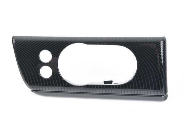 Perfil decorativo iluminado lado conductor Piano Black OEM 51459350473 para MINI Countryman F60. Original MINI.