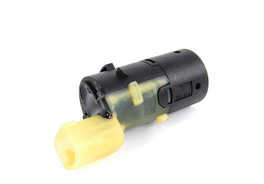 Black parking sensor OEM 66206989067 for BMW E46 {316CI, 316i} All compatible models. Original BMW.