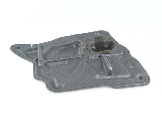Aislante acústico puerta trasera izquierda OEM 51487211429 para BMW E90 {316d, 316i} modelos compatibles. Pieza original BMW.