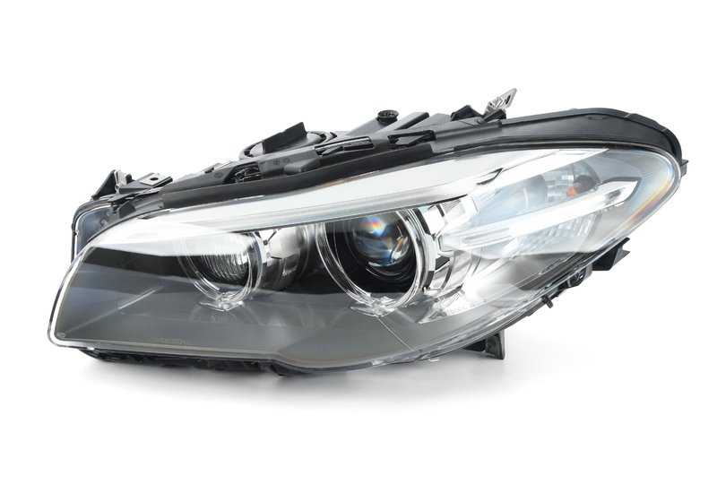 Faro delantero izquierdo Xenón AHL OEM 63117343905 para BMW F10 y F10N. Original BMW.