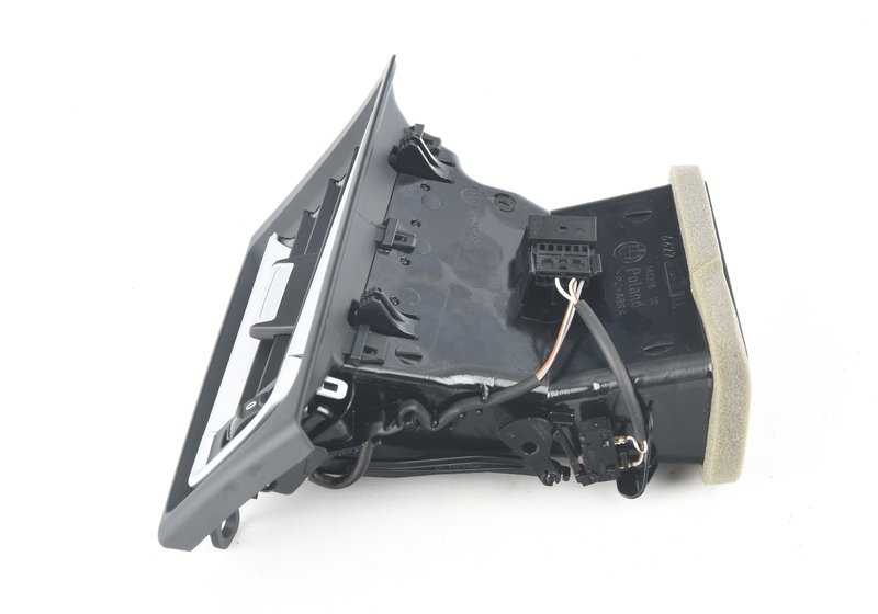 Rejilla de ventilación derecha OEM 64229115858 para BMW F01, F02, F04 (modelos 730d, 730i, 740d, 740i, xDrive incluidos). Repuesto original BMW.