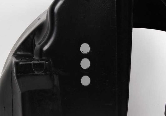 Cubierta interior paso de rueda trasero izquierdo OEM 51718125981 para BMW E38. Original BMW.