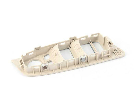 Left switch center molding OEM 51417438575 for BMW 5 Series G30, G31... and more. Genuine BMW.