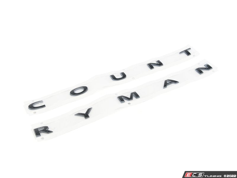 Emblème arrière “MINI Countryman” Piano Black OEM 51149852046 pour MINI Countryman F60 (2015-2020), Countryman F60 LCI (2019-2024). Original MINI.